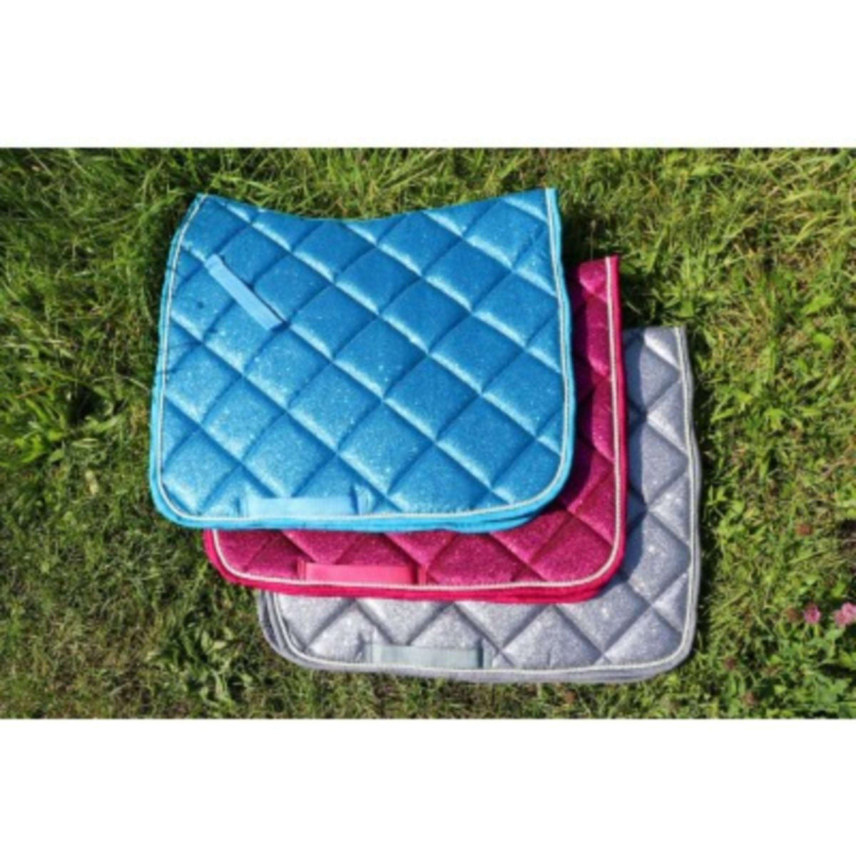 HB Ruitersport Mantilla Sparkling Glitter Doma clásica Sea Blue