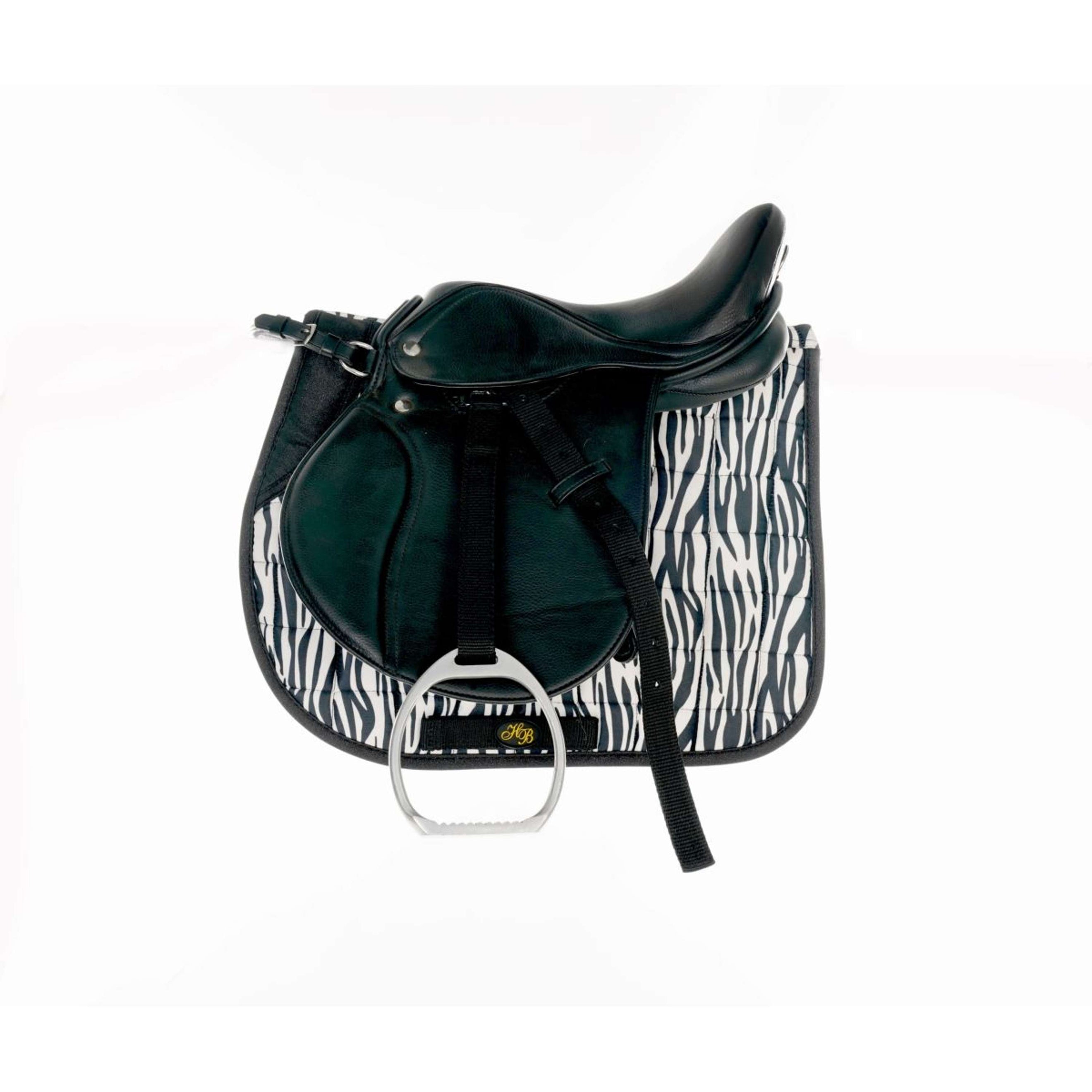 HB Mantilla Zebra Negro/Blanco
