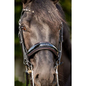 HB Ruitersport Brida Doble Special for You Negro/Borgoña