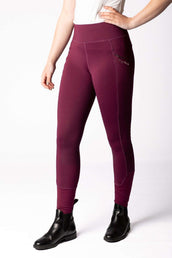 Harry's Horse Pantalones Equitights Avatar Full Grip Bordeaux