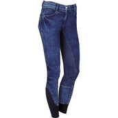 Harry's Horse Pantalones Just Ride Lavender Denim Full Grip Navy
