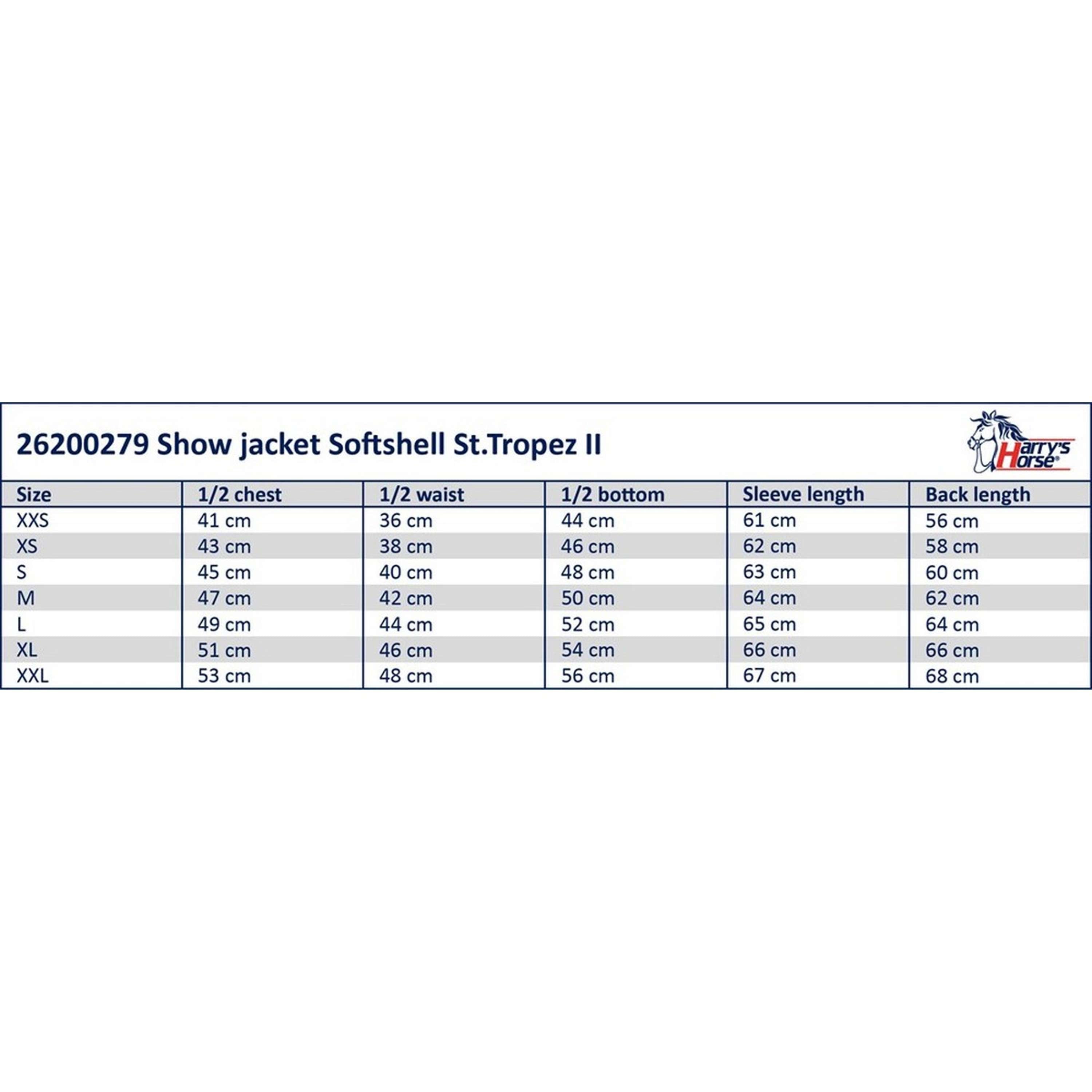 Harry's Horse Chaqueta de Equitación St. Tropez TT Negro