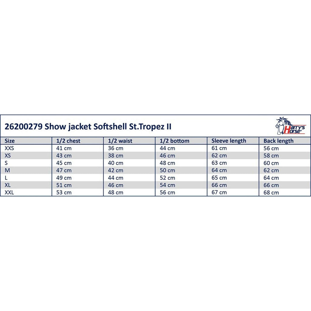 Harry's Horse Chaqueta de Equitación St. Tropez TT Negro