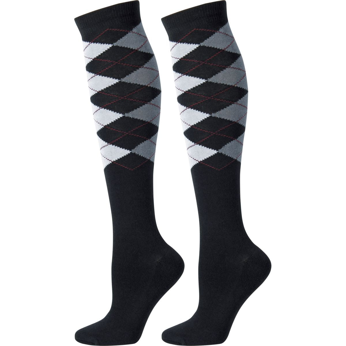 Harry's Horse Medias Argyle Negro
