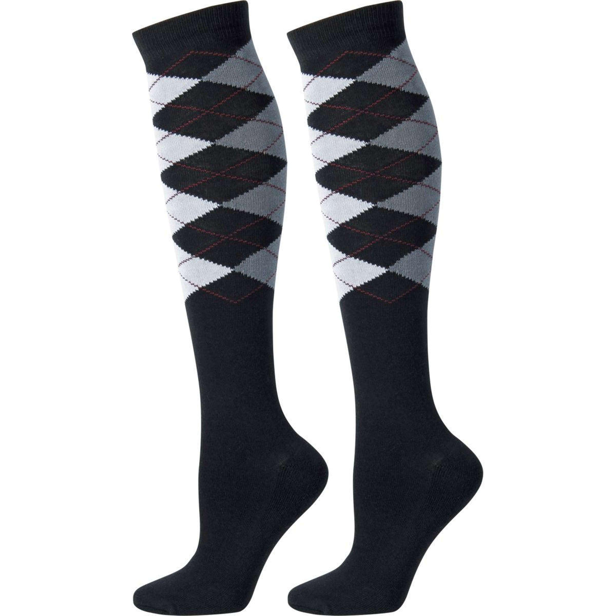 Harry's Horse Medias Argyle Negro