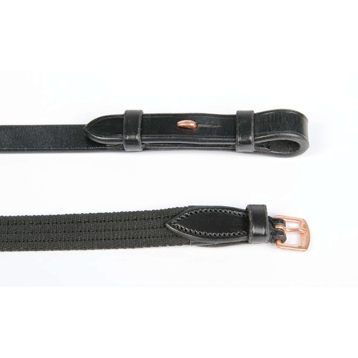 Harry's Horse Brida Rosegold Lacque II con Muserola Ajustable Negro