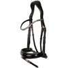 Harry's Horse Brida Rosegold Lacque II con Muserola Ajustable Negro