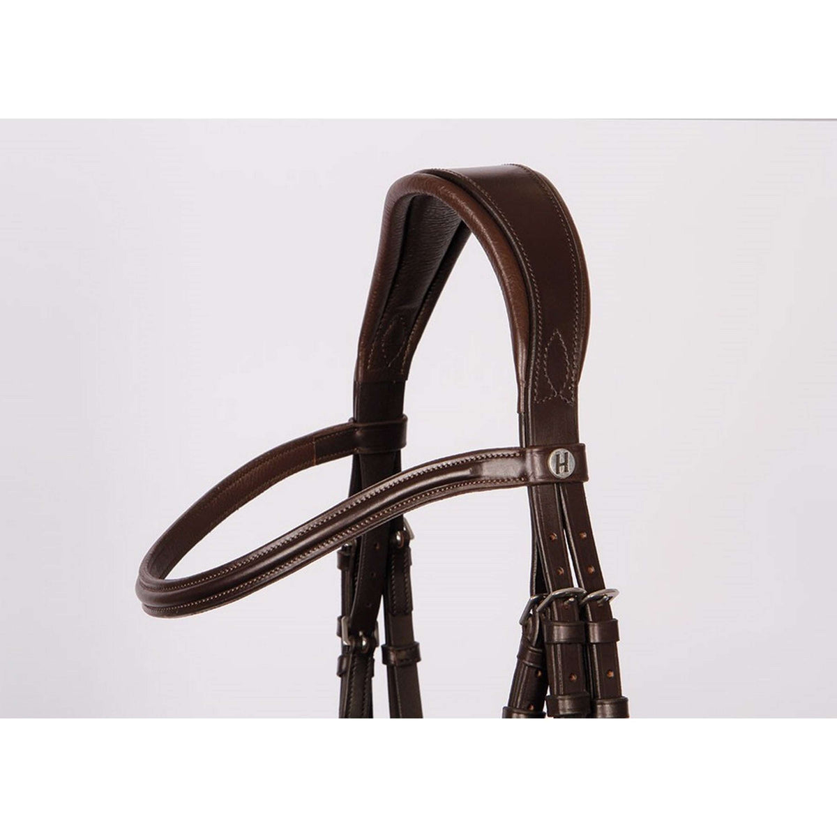 Harry's Horse Brida Release con Muserola Ajustable Marron