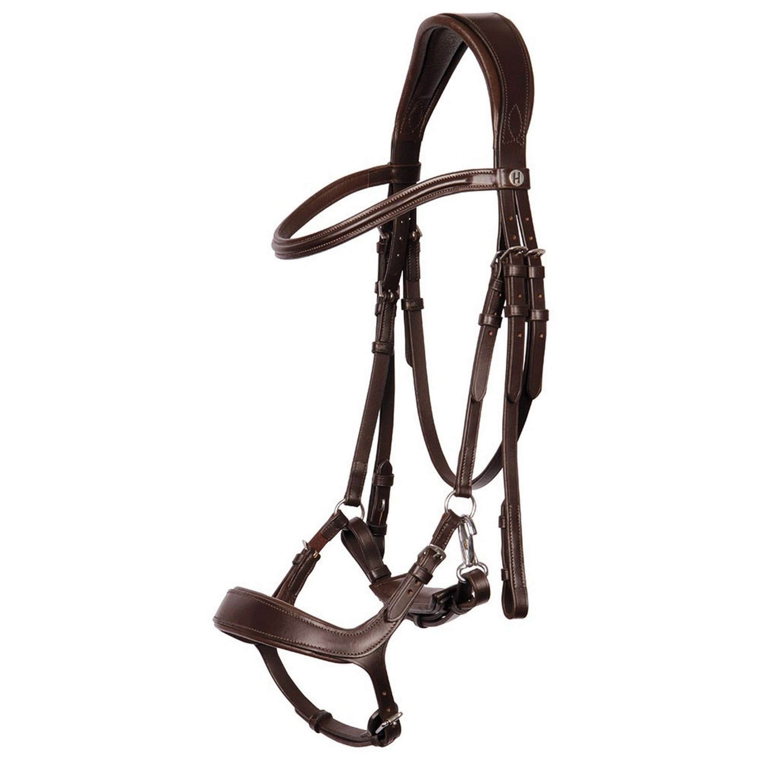 Harry's Horse Brida Release con Muserola Ajustable Marron