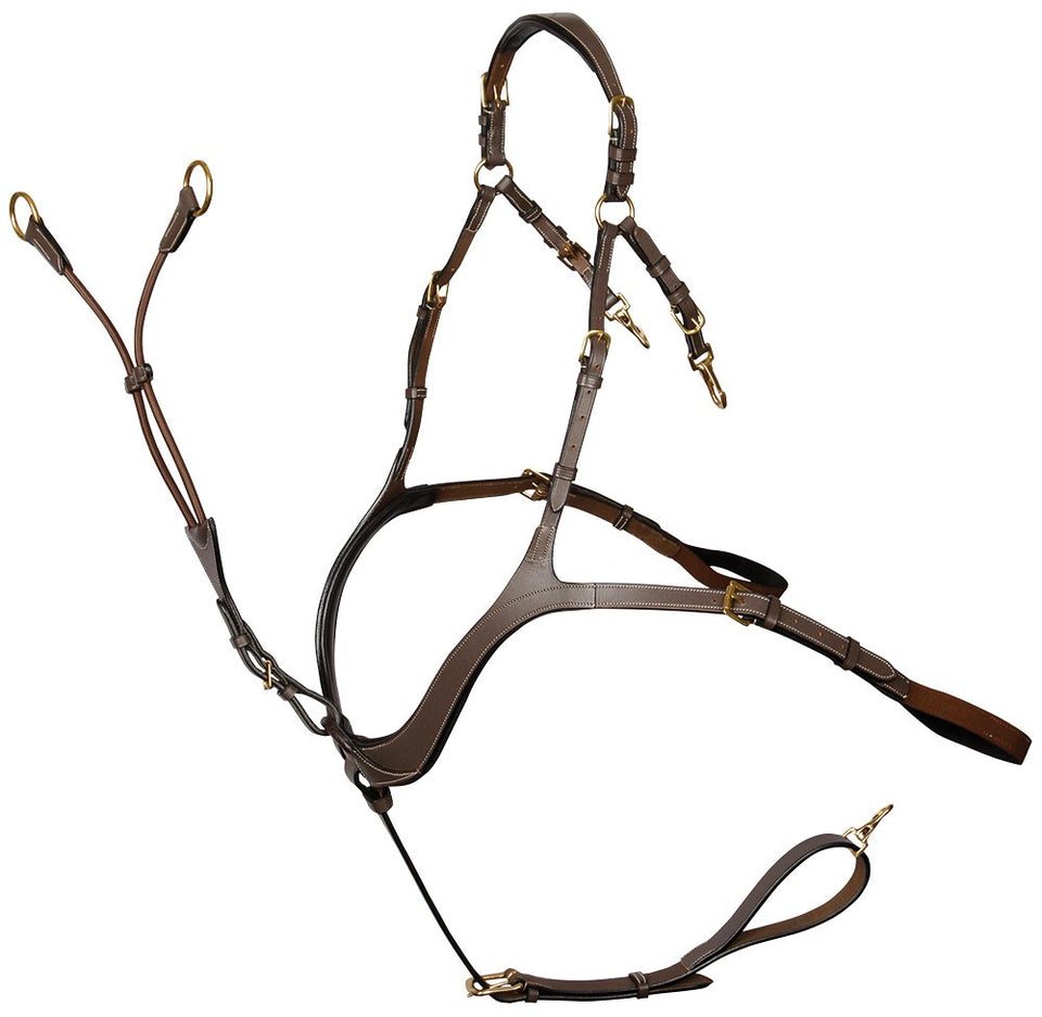 Harry's Horse Arnés Frontal Deluxe Marron