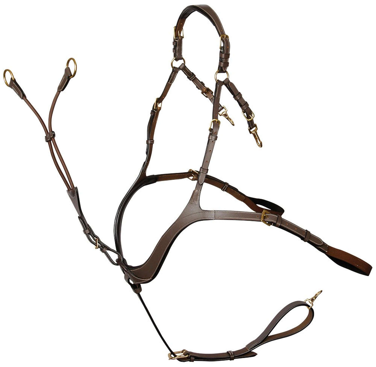 Harry's Horse Arnés Frontal Deluxe Marron