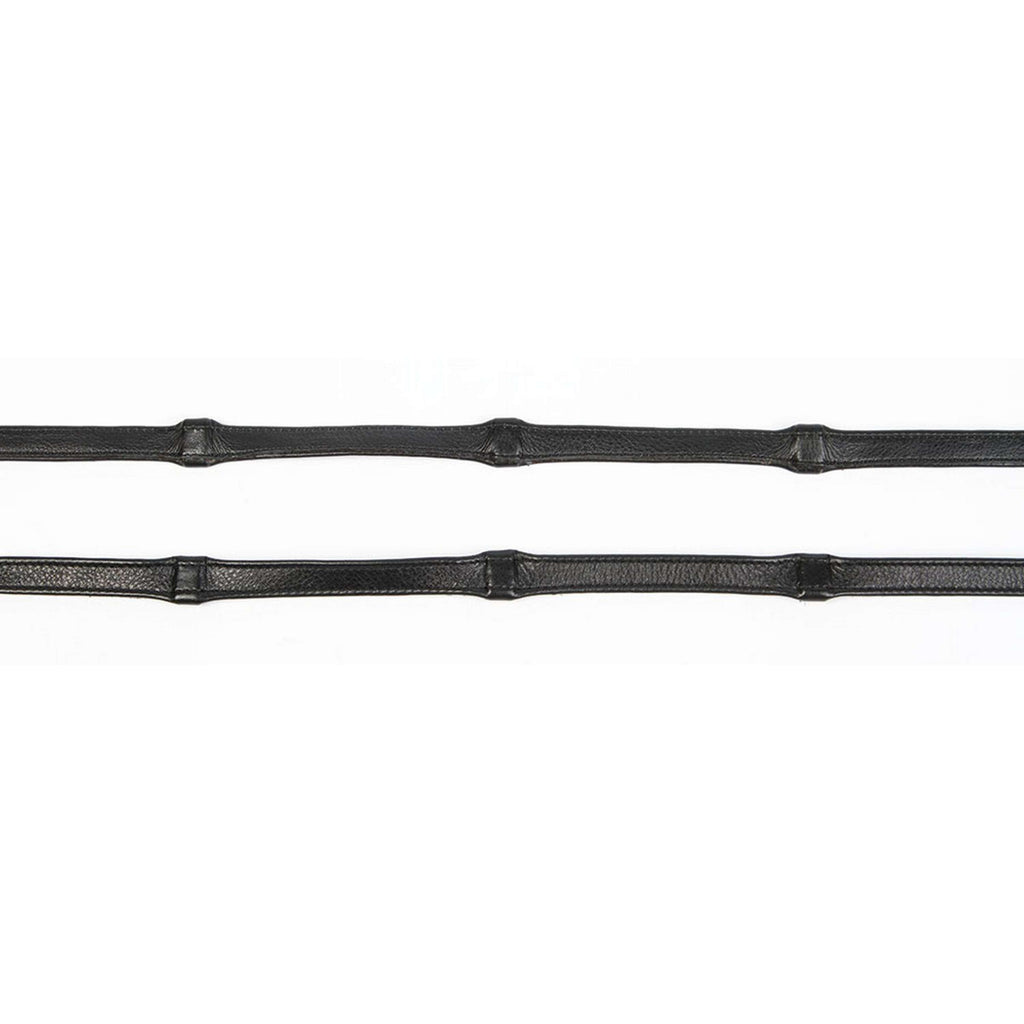 Harry's Horse Riendas Sensitive Soft Leder Stops Negro