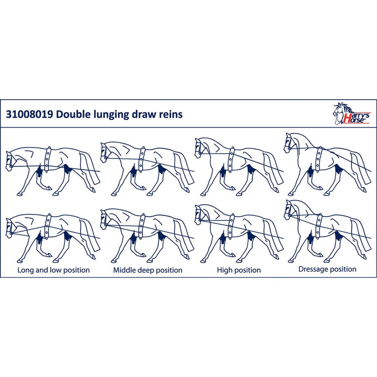 Harry's Horse Cuerda de trabajo Doble Negro