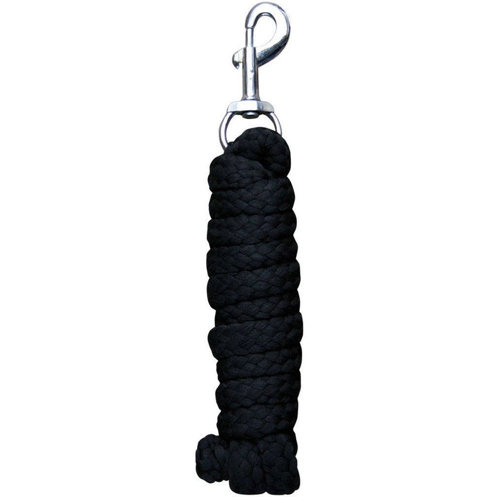 Harry's Horse Cuerda de Cabestro Soft con Mosquetón Negro