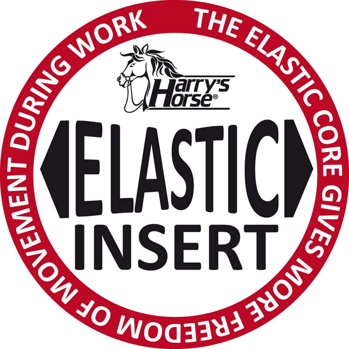 Harry's Horse Cincha de doma E-motion Negro