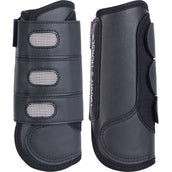 Harry's Horse Protectores de piernas Eventing Front Negro