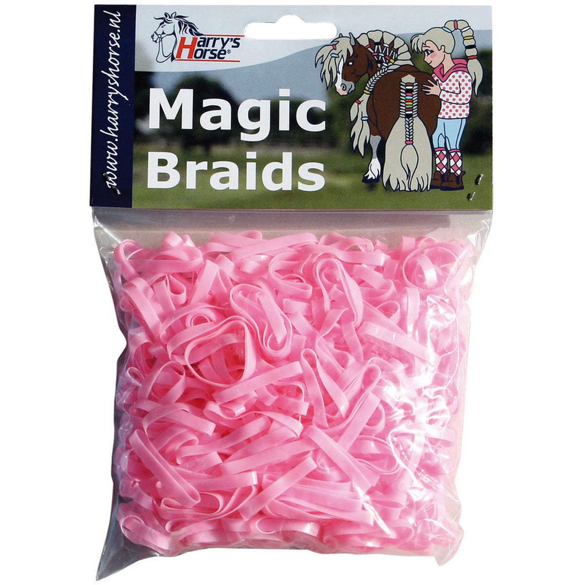 Harry's Horse Bandas Elásticas Magic Braids Bolsa Rosa