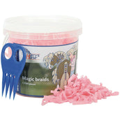 Harry's Horse Bandas Elásticas Magic Braids Tarro Rosa