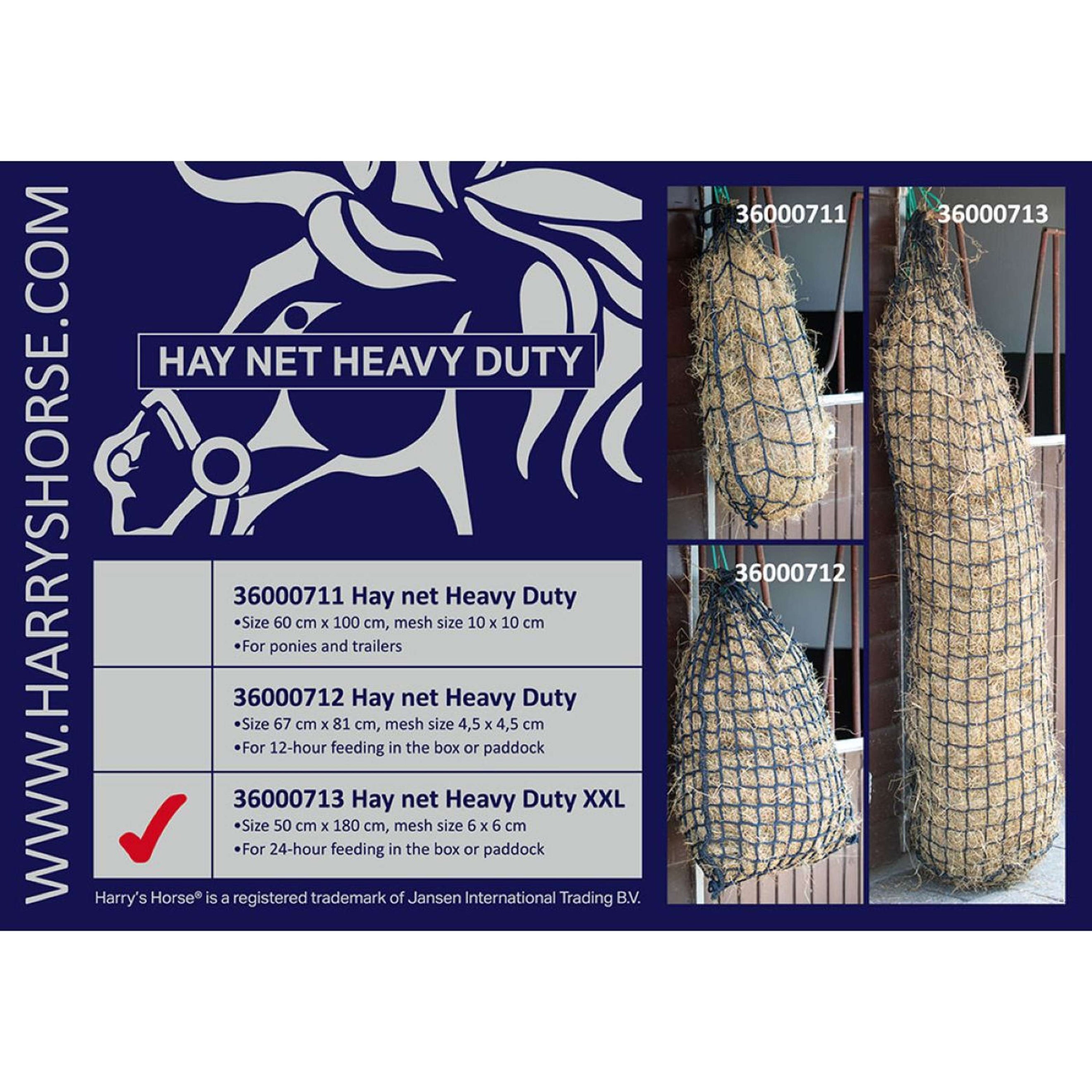 Harry's Horse Red de Heno Resistente 50x180cm Navy