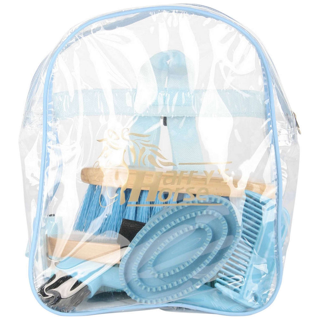 Harry's Horse Grooming Kit Backpack Azul claro