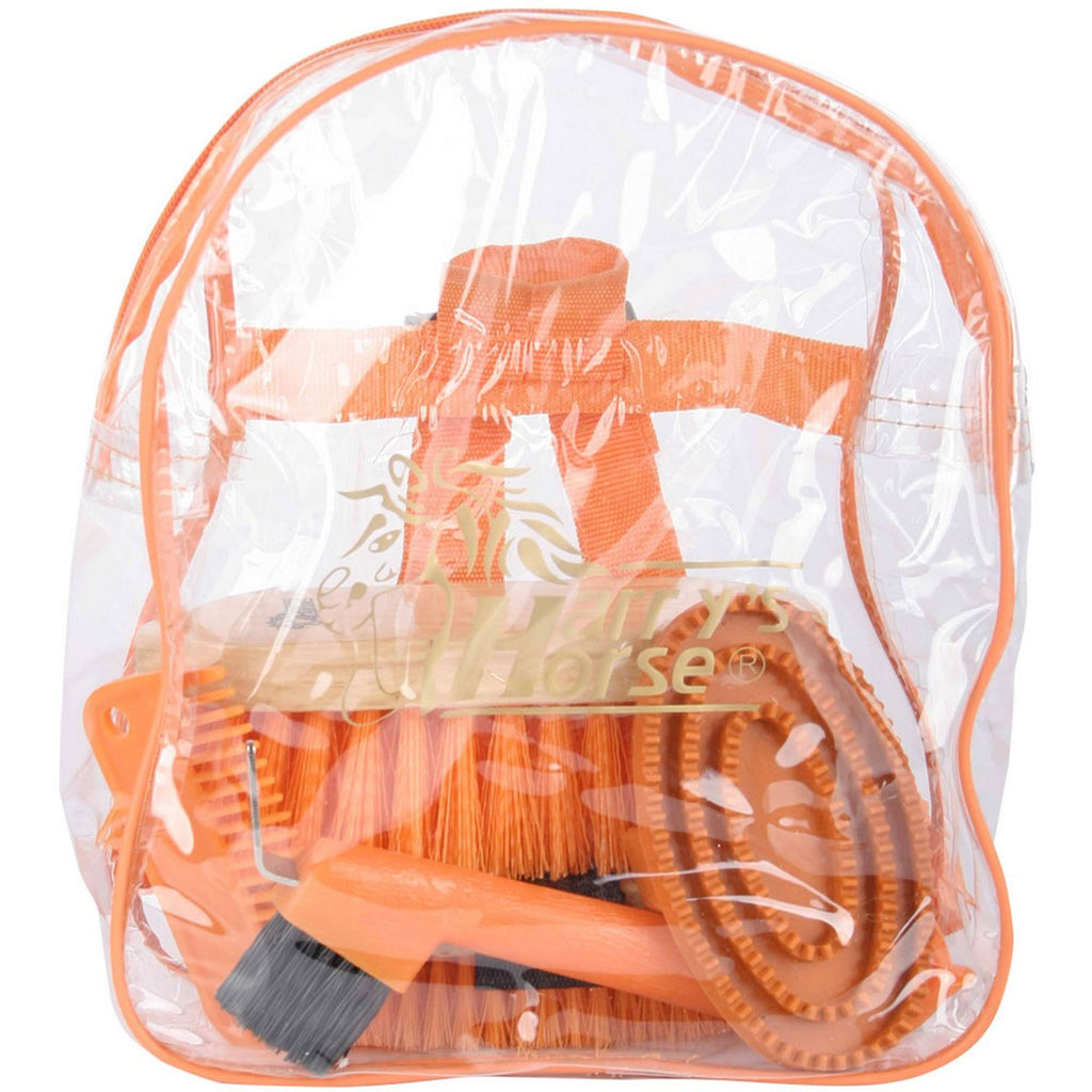 Harry's Horse Grooming Kit Backpack Naranja