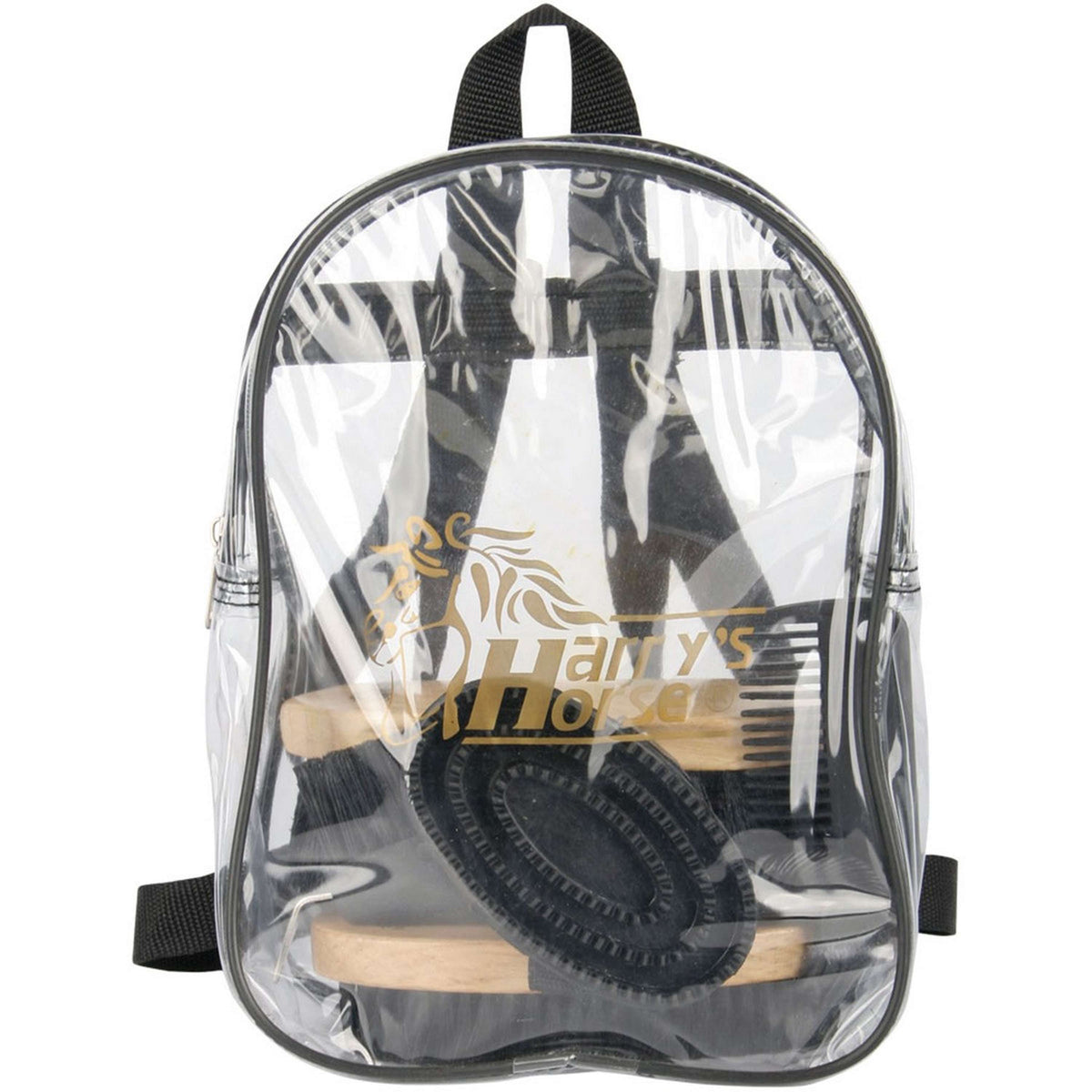 Harry's Horse Grooming Kit Backpack Negro