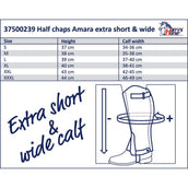 Harry's Horse Minichaps Amara Short Wide Negro