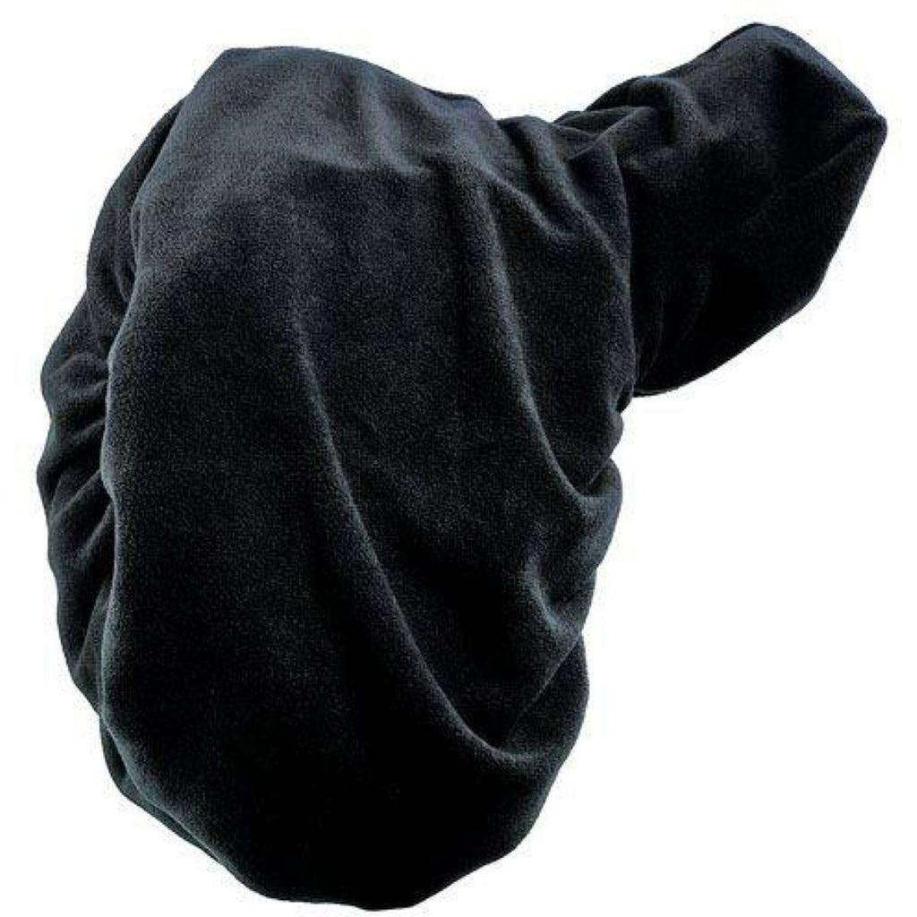 HKM Funda de Sillín Polarfleece Negro