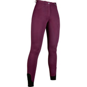 HKM Pantalón de Equitación Kate Rodilla de Silicona Bordeaux