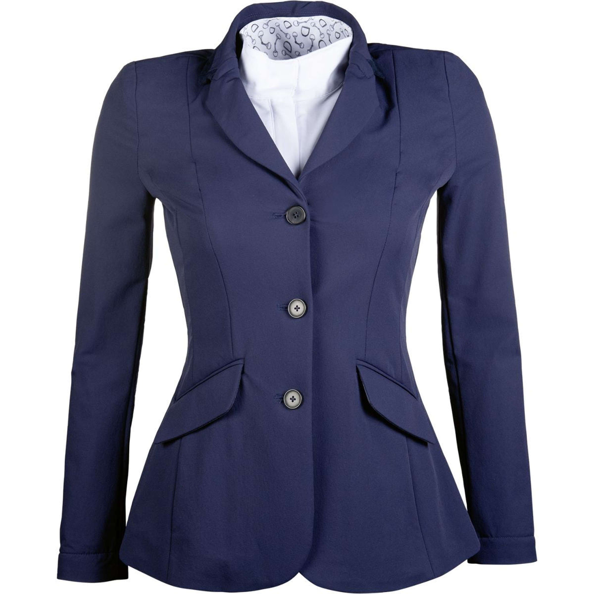 HKM Chaqueta de Competición Hunter Mujer Azul oscuro