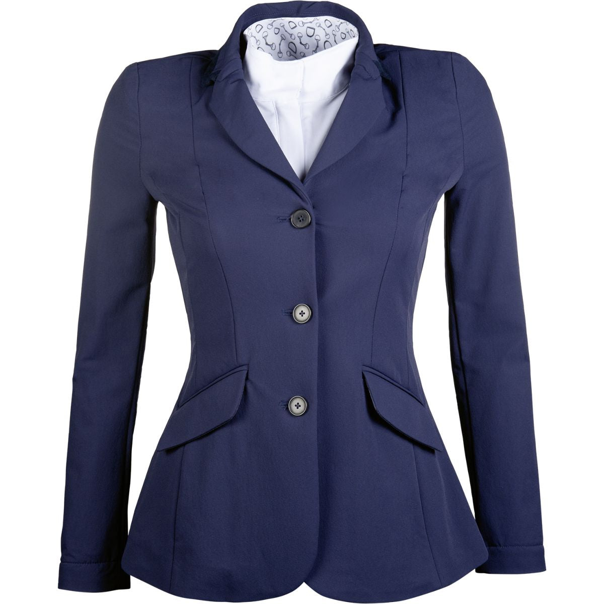 HKM Chaqueta de Competición Hunter Mujer Azul oscuro