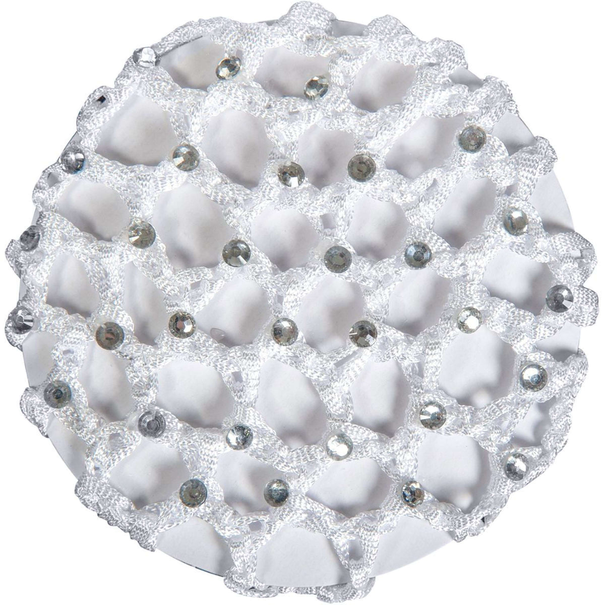 HKM Red para el Cabello con Piedras Brillantes Blanco