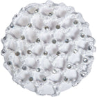 HKM Red para el Cabello con Piedras Brillantes Blanco