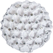 HKM Red para el Cabello con Piedras Brillantes Blanco