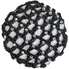 HKM Red para el Cabello con Piedras Brillantes Negro