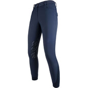 HKM Pantalón de Equitación Elegance Softshell Agarre de Silicona para Rodilla Azul oscuro