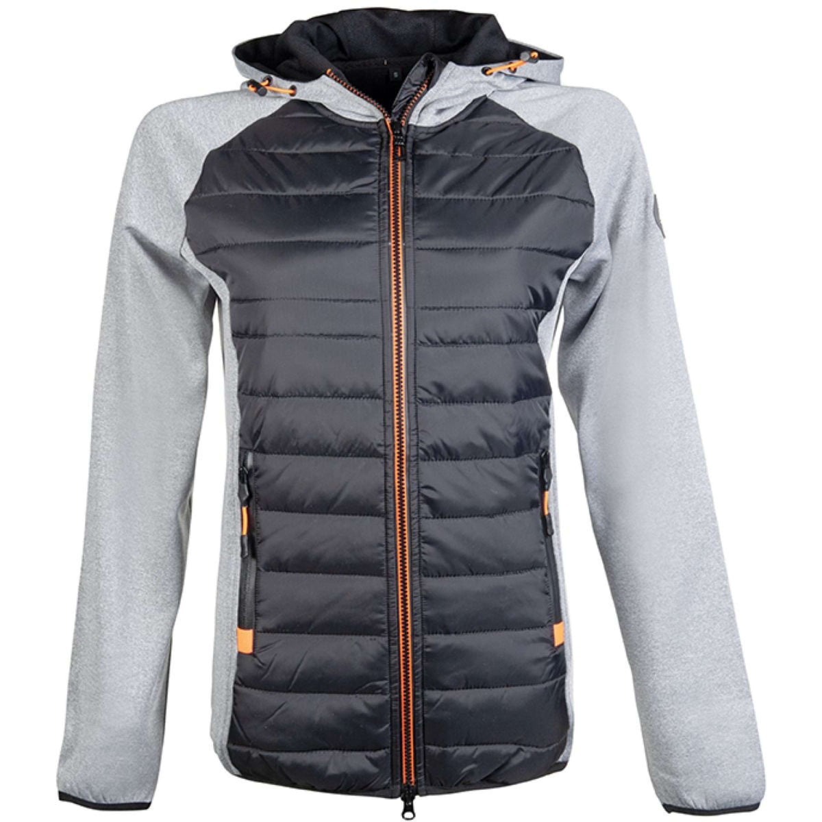 HKM Chaqueta Deportiva Style Gris Mezcla/Negro