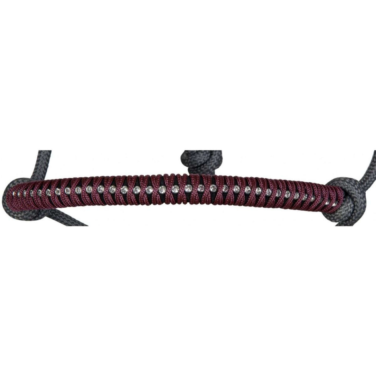 HKM Cabezada de Cuerda Deko Gris oscuro/Vid