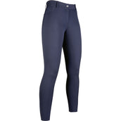 HKM Pantalón de Equitación Sunshine Asiento de Silicona Kids Azul oscuro