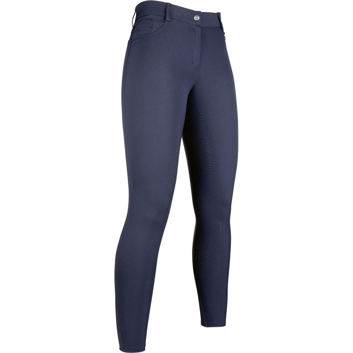 HKM Pantalón de Equitación Sunshine Asiento de Silicona Kids Azul oscuro
