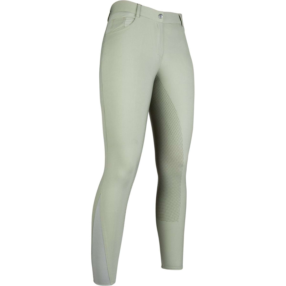 HKM Pantalón de Equitación Sunshine Asiento de Silicona Kids Grisverde
