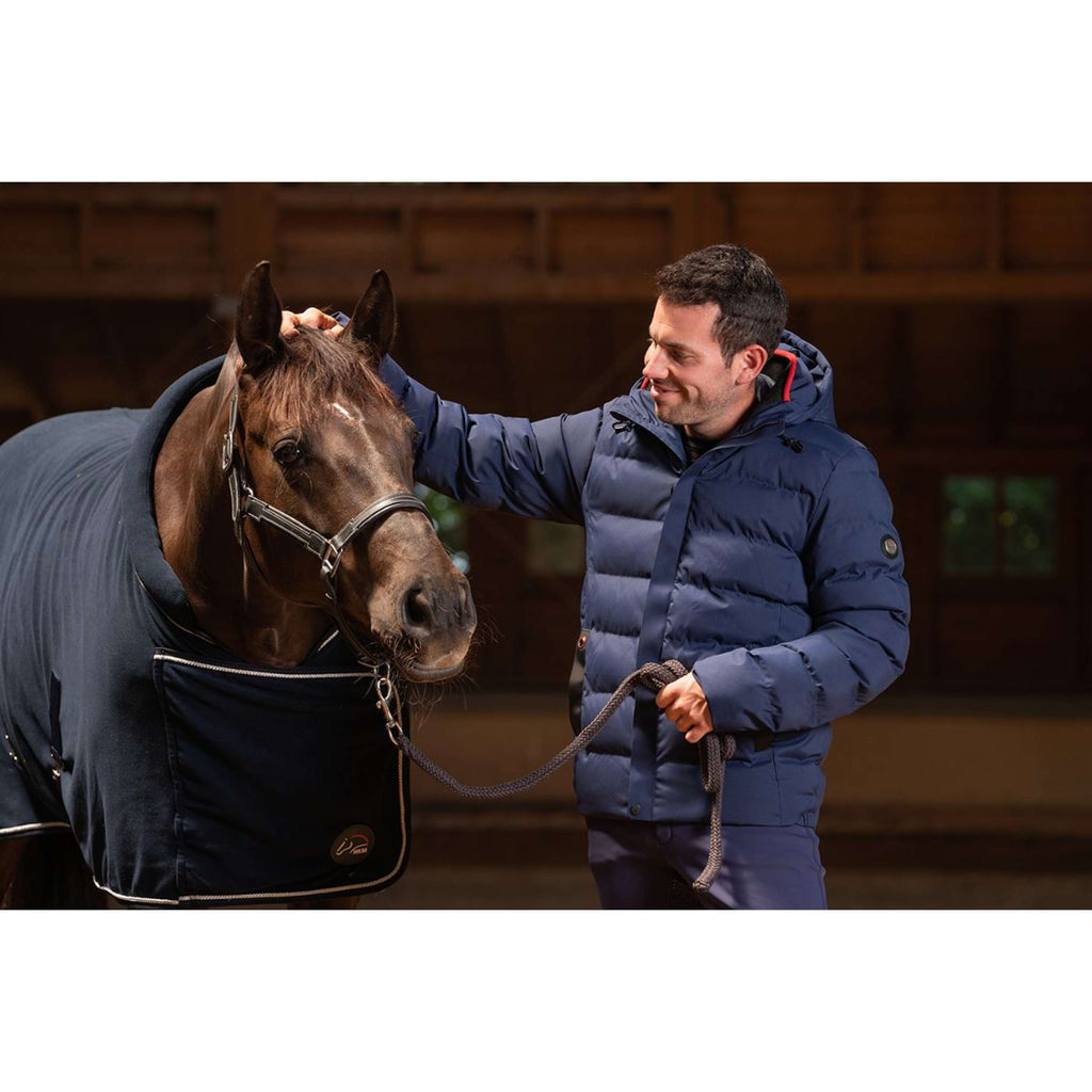 HKM Chaqueta Hamburg Hombres Acolchado Azul oscuro