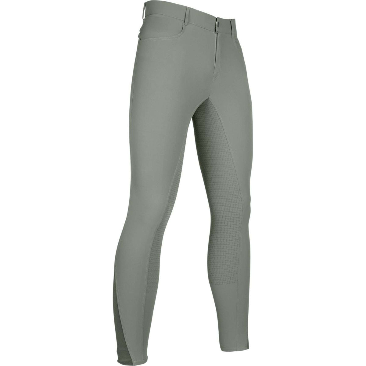 HKM Pantalón de Equitación Sportive Asiento de Silicona Hombre Verde oliva