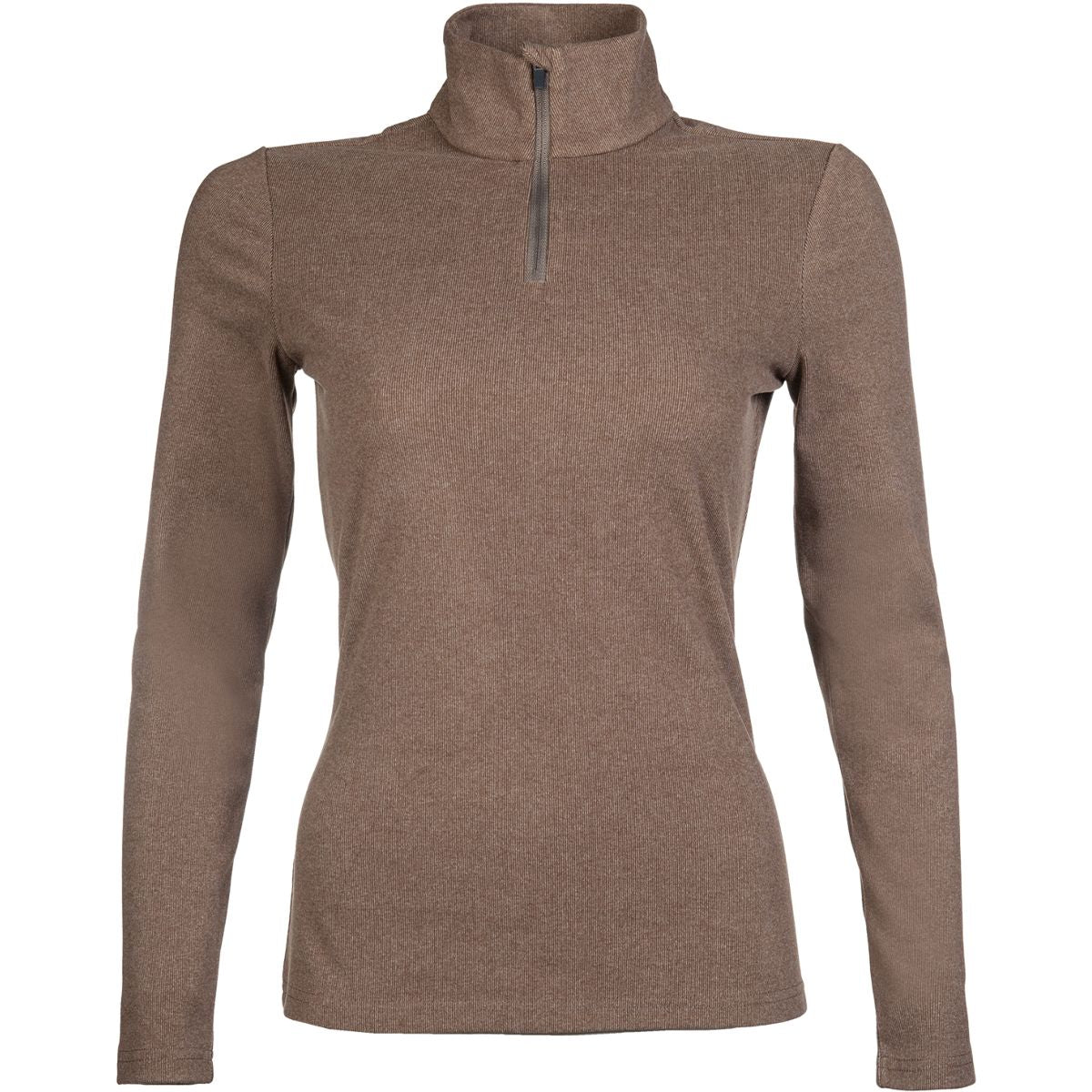 HKM Camisa funcional Supersoft Marrón oscuro