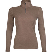 HKM Camisa funcional Supersoft Marrón oscuro