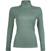 HKM Camisa funcional Supersoft verde oscuro