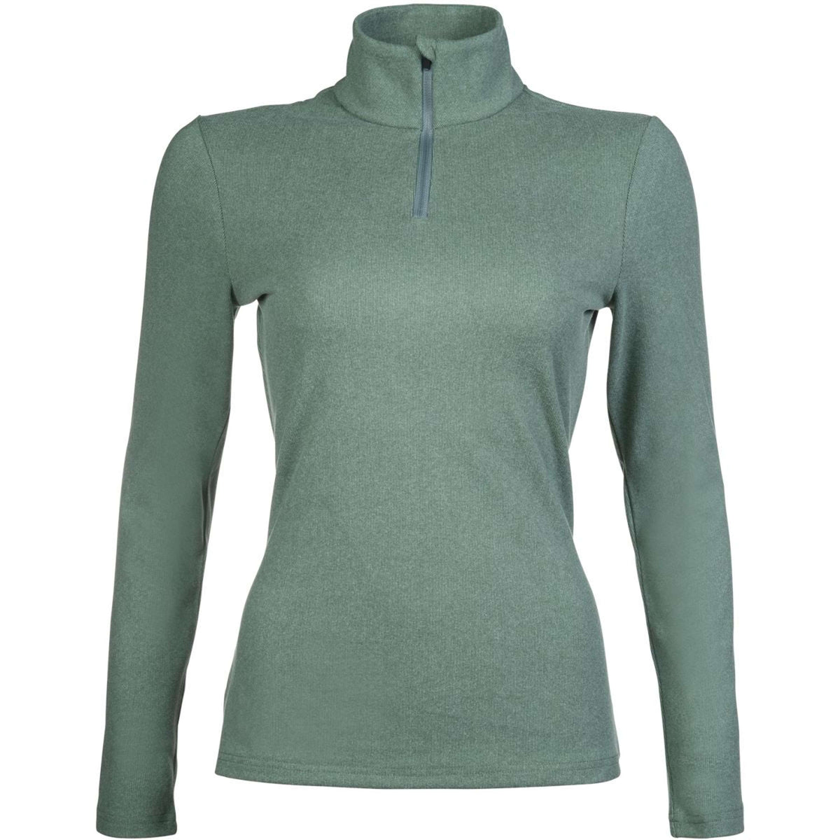 HKM Camisa funcional Supersoft verde oscuro