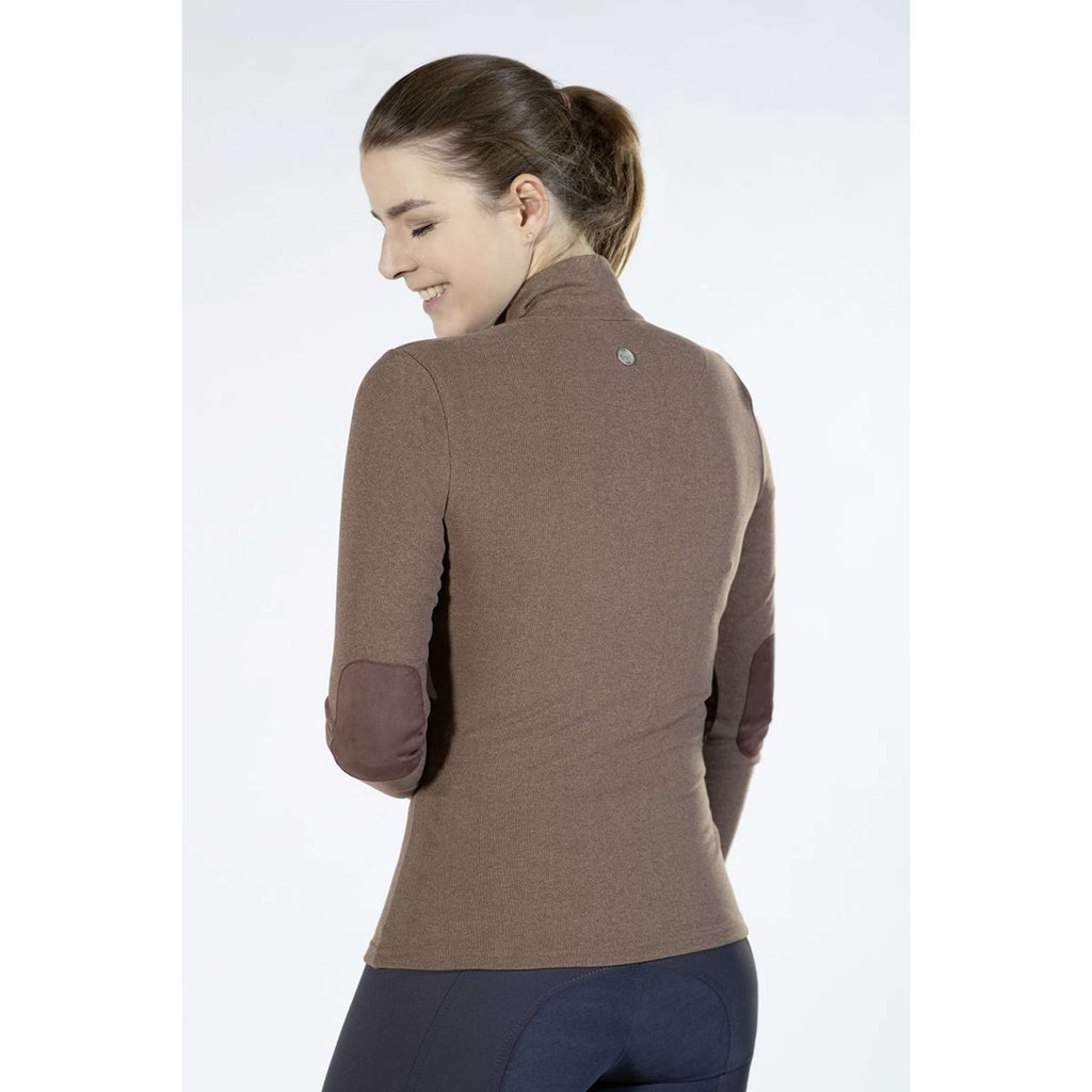 HKM Camisa funcional Supersoft Marrón oscuro