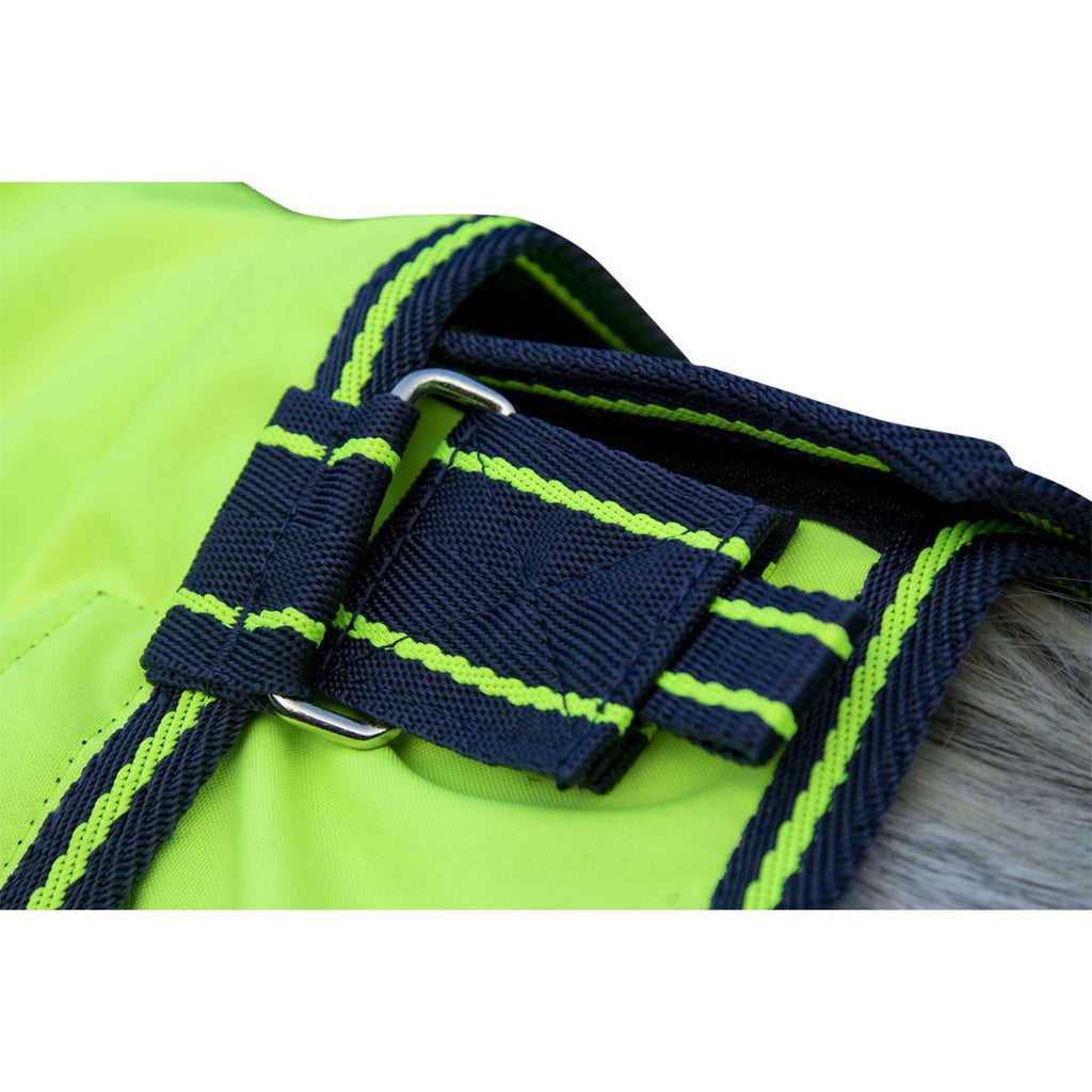 HKM Manta de ejercicio con Cuello Desmontable Amarillo Neon