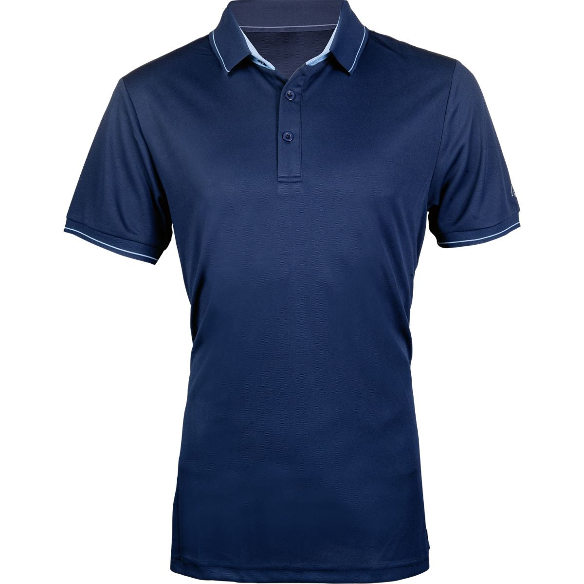 HKM Poloshirt Classico Hombres Azul oscuro